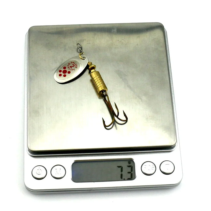 1 шт., приманка-спиннер с мета – обзор и цена Fishing Lure Spoon